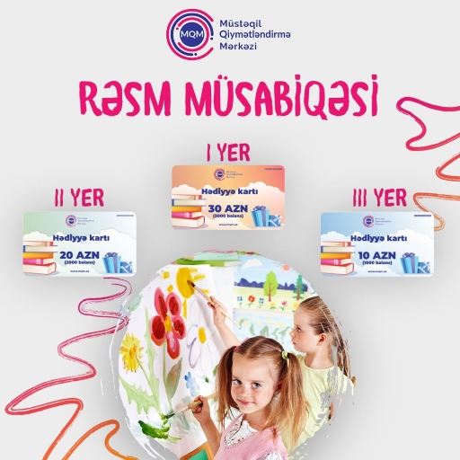 I-XI sinif şagirdləri üçün hədiyyəli RƏSM müsabiqəsinə qeydiyyat başladı 