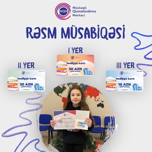 I-XI sinif şagirdləri üçün hədiyyəli RƏSM müsabiqəsinə qeydiyyat başlandı 