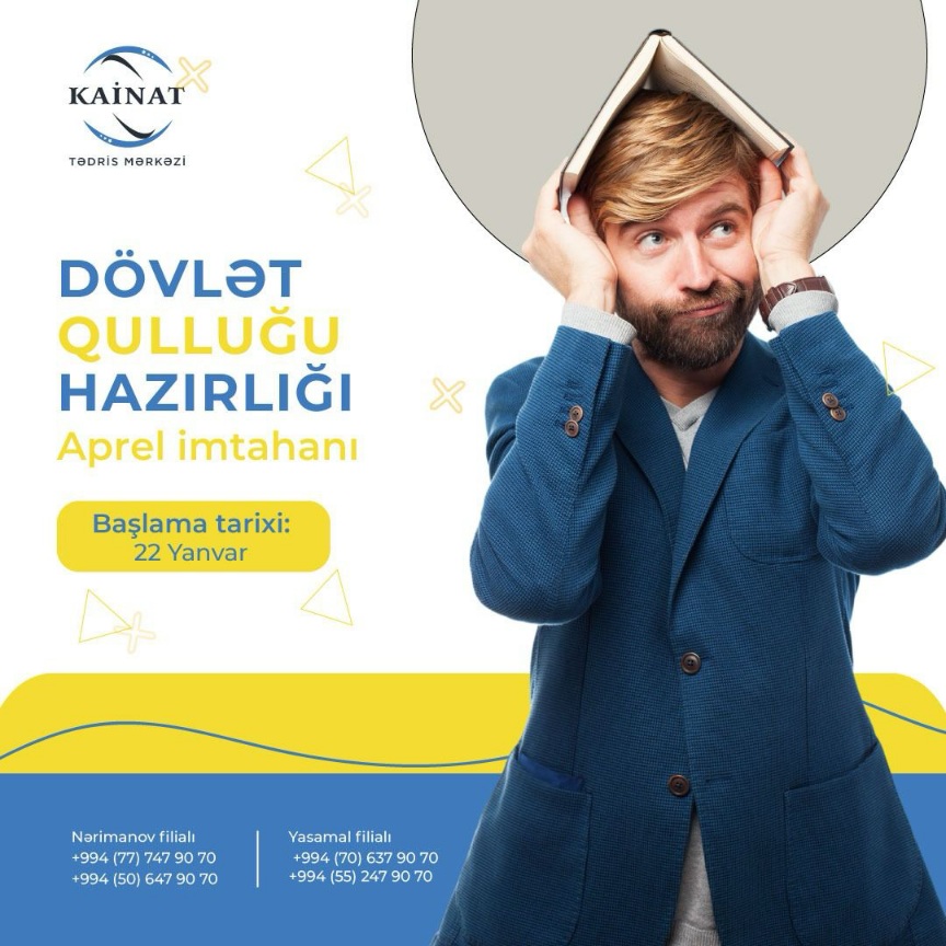 Dövlət Qulluğu üzrə hazırlıqlara qeydiyyat başladı